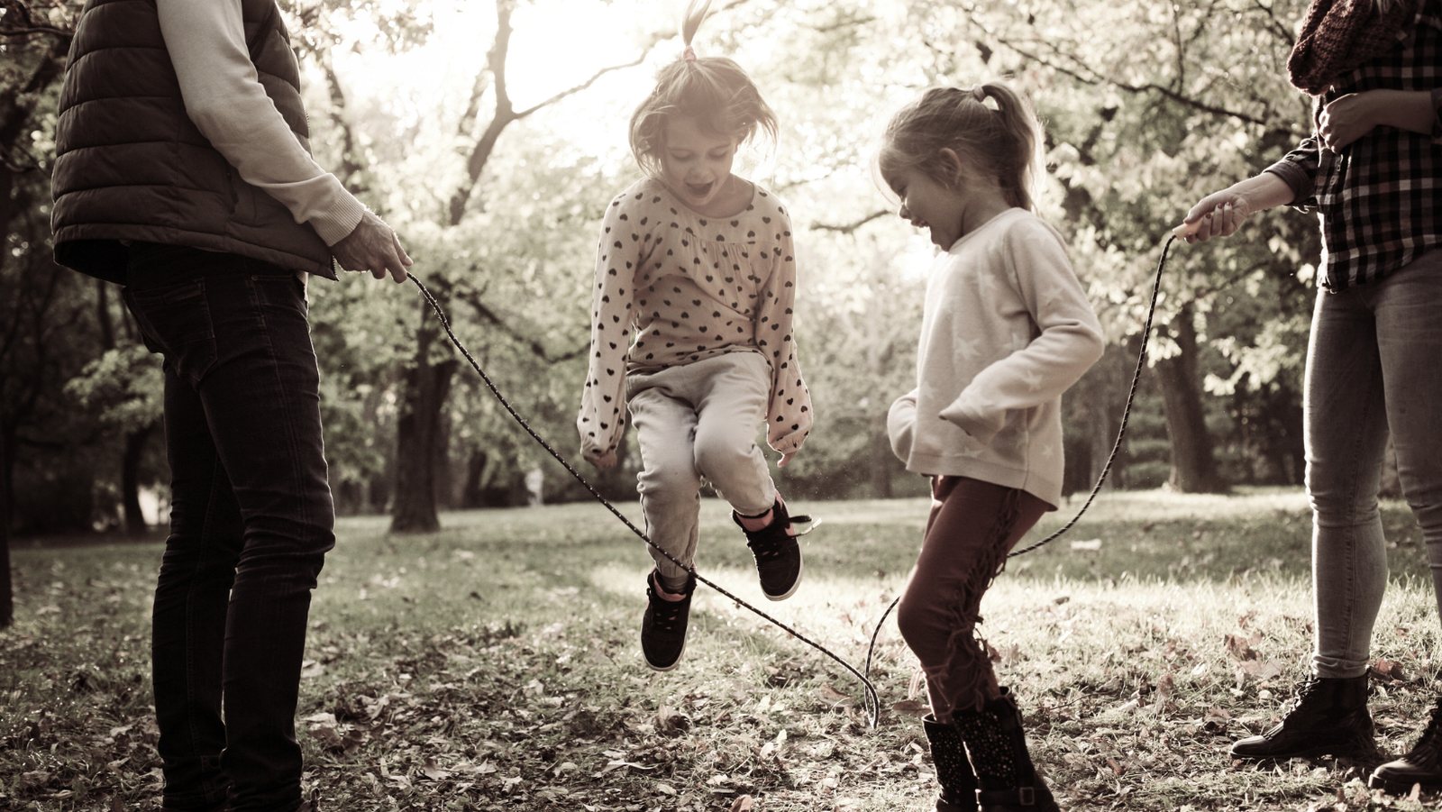 People walking together outdoors